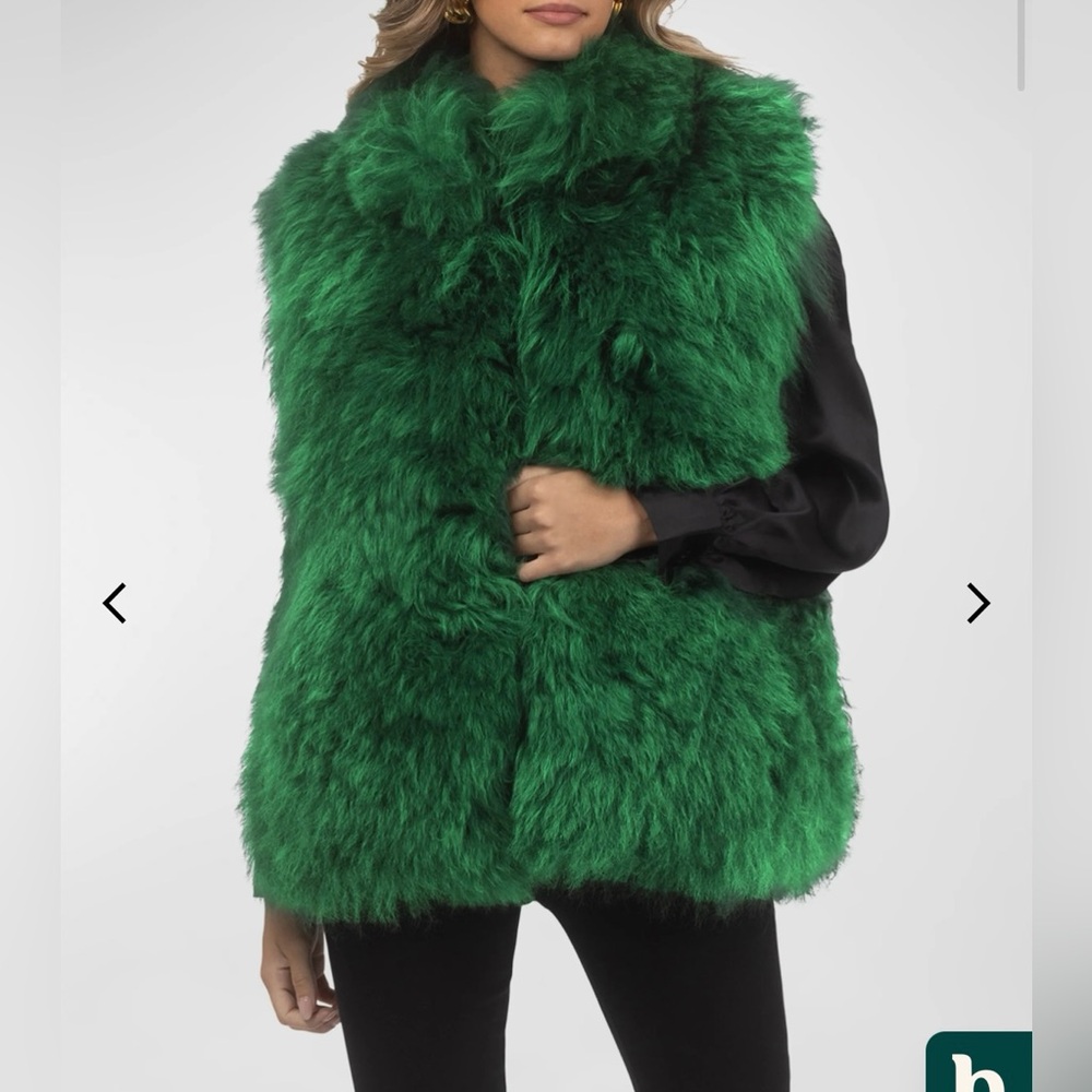 Gorski Select Lamb Vest in Emerald XS